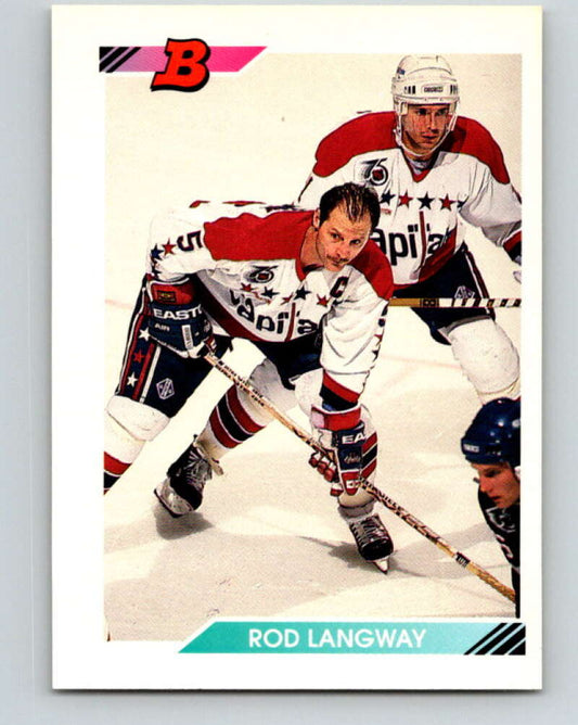 1992-93 Bowman #279 Rod Langway Mint Washington Capitals