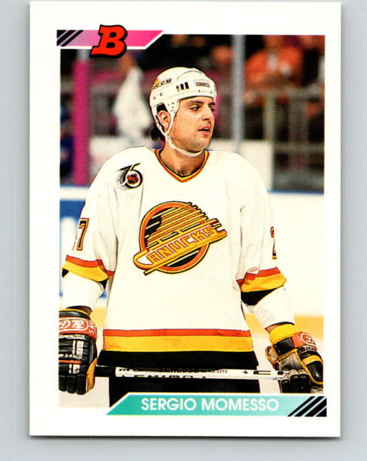 1992-93 Bowman #316 Sergio Momesso Mint Vancouver Canucks  Image 1
