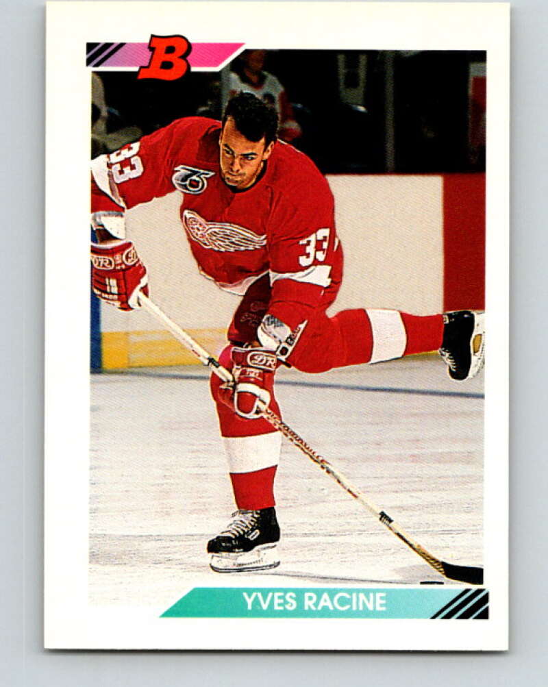 1992-93 Bowman #331 Yves Racine Mint Detroit Red Wings Image 1