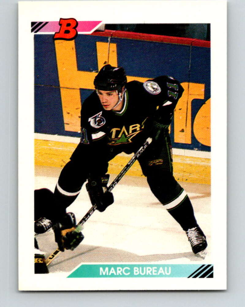 1992-93 Bowman #382 Marc Bureau Mint Minnesota North Stars Image 1