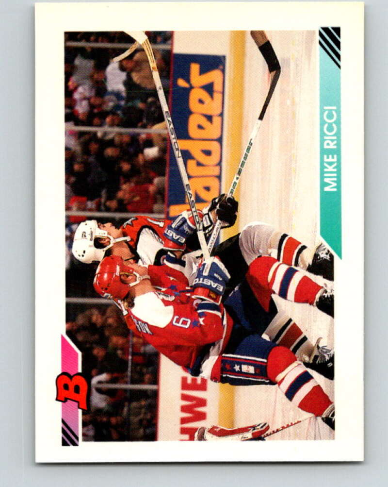 1992-93 Bowman #406 Mike Ricci Mint Quebec Nordiques Image 1