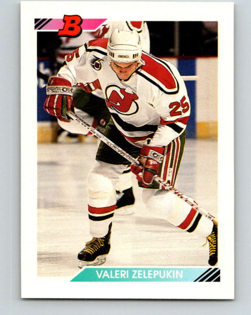 1992-93 Bowman #430 Valeri Zelepukin Mint New Jersey Devils Image 1