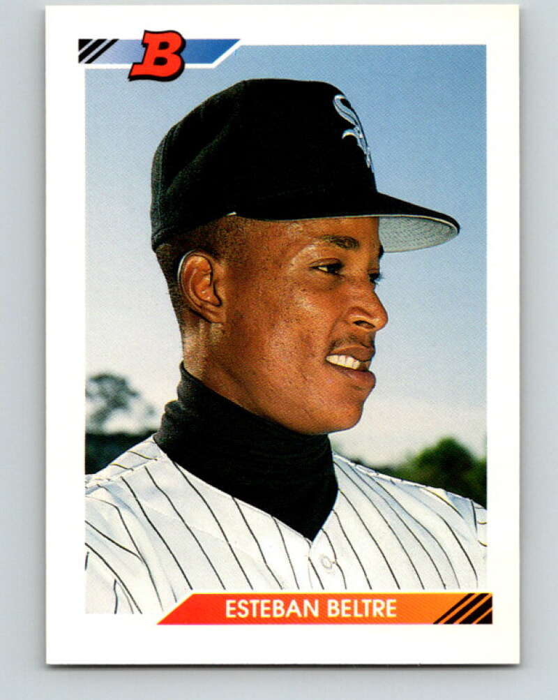 1992 Bowman #458 Esteban Beltre Mint RC Rookie Chicago White Sox