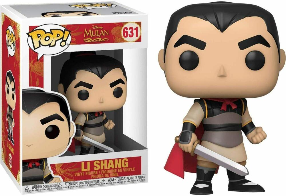 Funko Pop - 631 Disney Mulan - Li Shang with Sword Vinyl Figure Image 1