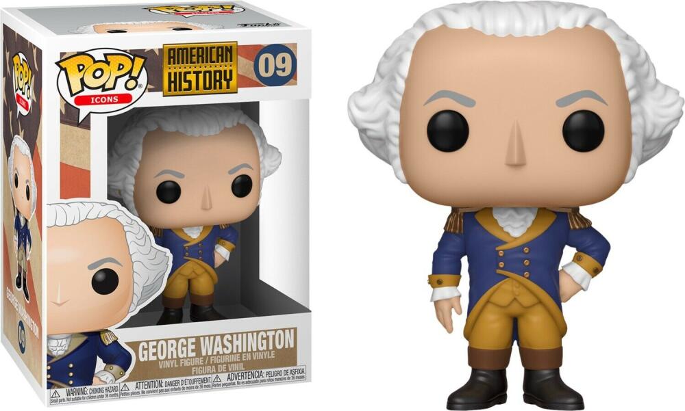 Funko Pop - 09 Icons American History - George Washington President Vinyl Figure