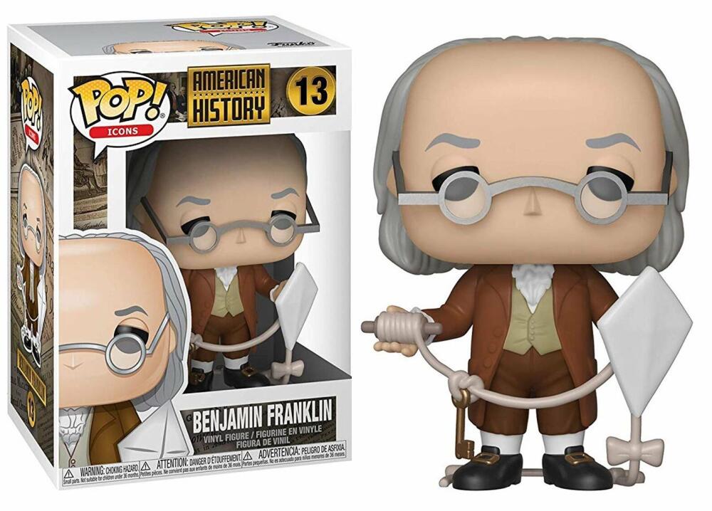 Funko Pop - 13 Icons American History - Benjamin Franklin President Vinyl Figure Image 1