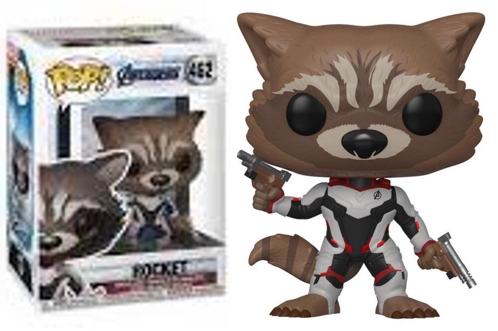 Funko Pop - 462 Marvel Endgame - Rocket with Guns Vinyl Figure