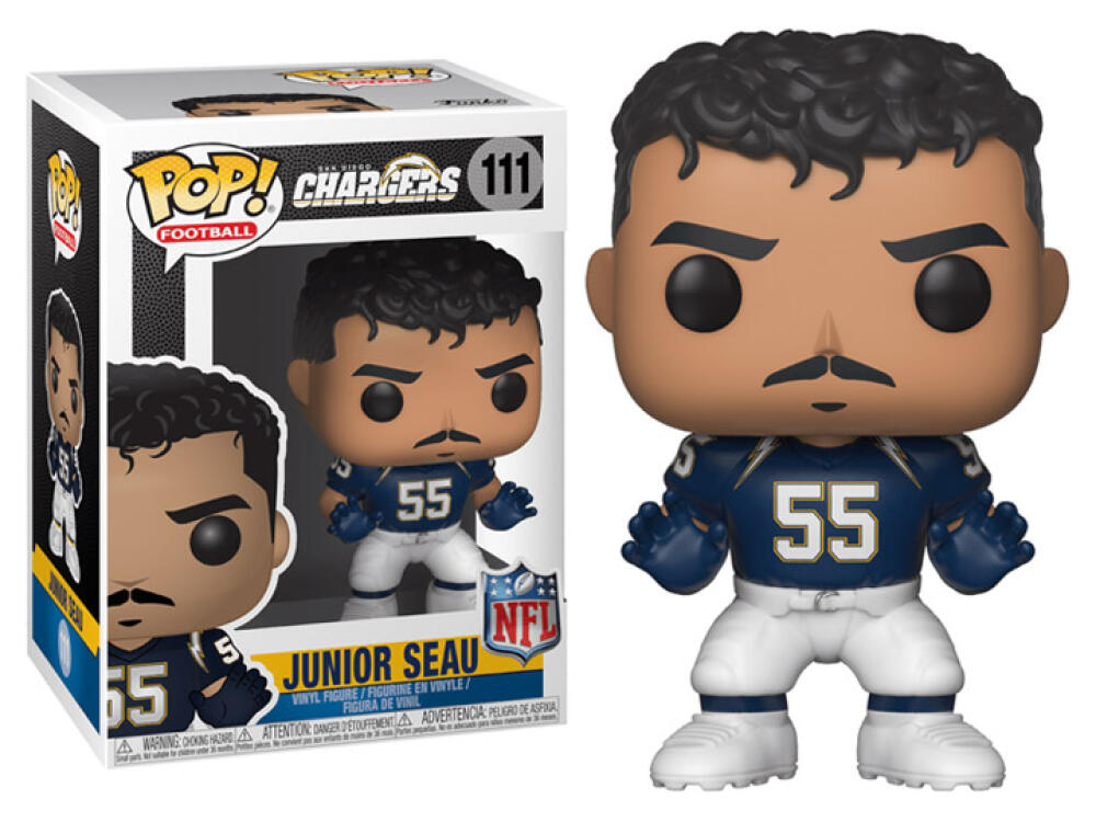 Funko Pop - 111 Football NFL - Junior Seau San Diego Chargers Vinyl Figure