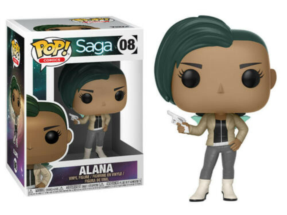 Funko Pop - 08 Comics Saga - Alana with Gun Vinyl Figure *VAULTED Image 1