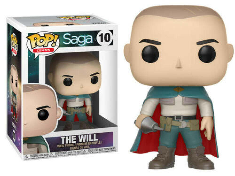 Funko Pop - 10 Comics Saga - The Will Blue Cape Vinyl Figure *VAULTED Image 1