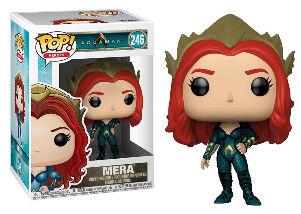 Funko Pop - 246 Aquaman - Mera Blue Outfit Vinyl Figure *VAULTED Image 1