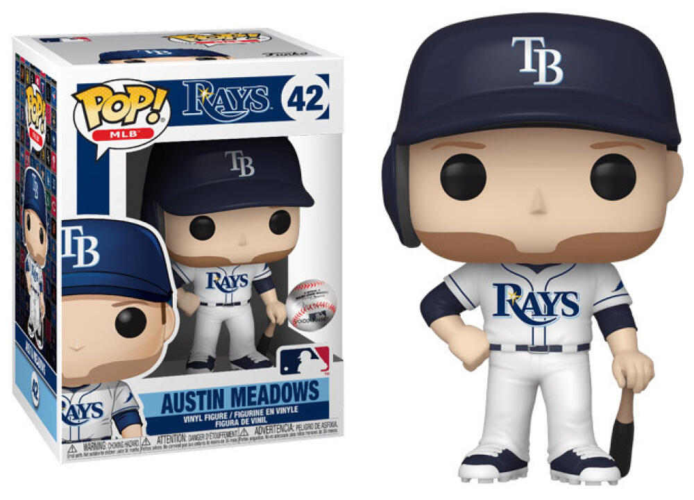 Funko Pop - 42 Baseball MLB Austin Meadows Tampa Bay Rays Vinyl Figure Image 1