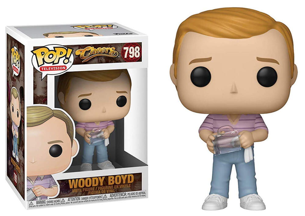 Funko Pop - 798 Television Cheers - Woody Boyd Vinyl Figure Image 1