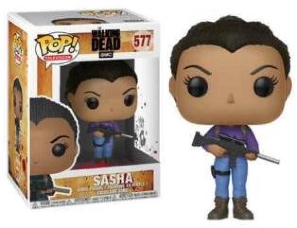 Funko Pop - 577 Television AMC The Walking Dead - Saha with Gun Vinyl Figure