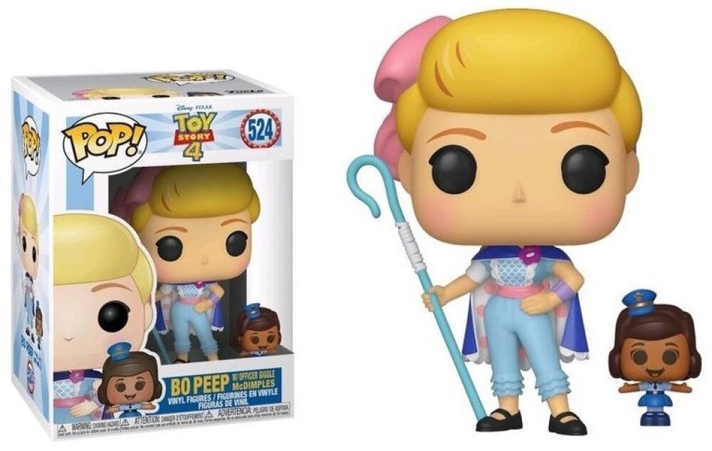 Funko Pop - 524 Disney Pixar Toy Story 4 - Bo Peep w/Officer Vinyl Figure