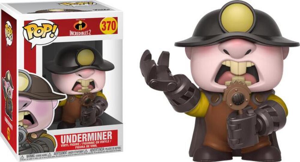 Funko Pop - 370 Disney Incredibles 2 - Underminer Vinyl Figure Image 1
