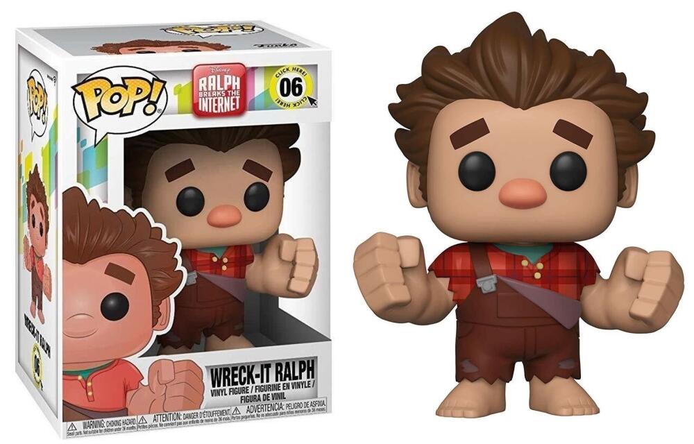 Funko Pop - 06 Disney Ralph Breaks The Internet - Wreck-It-Ralph Vinyl Figure Image 1