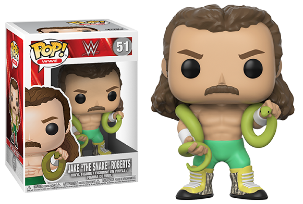 Funko Pop - 51 WWE Wrestling - Jake The Snake Roberts Vinyl Figure *VAULTED