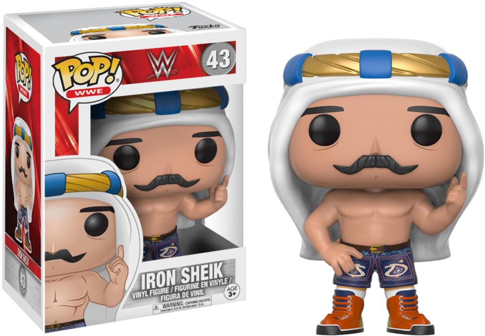Funko Pop - 43 WWE Wrestling - Iron Sheik Vinyl Figure *VAULTED