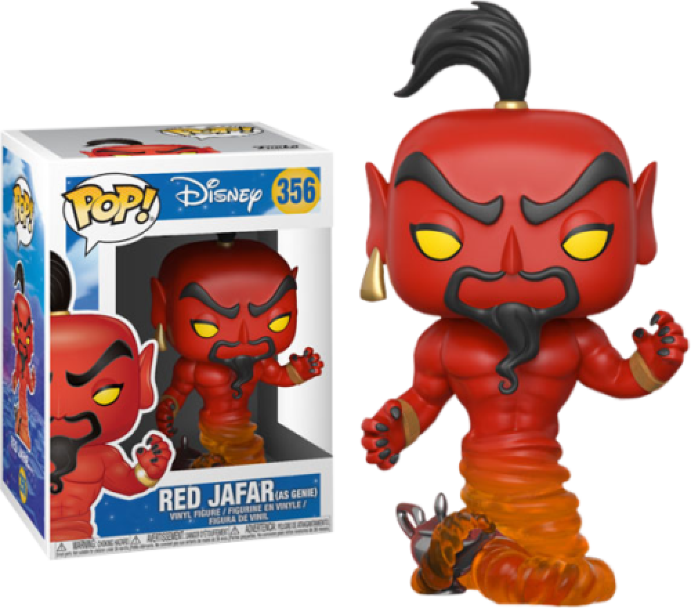 Funko Pop - 356 Disney Aladdin - Red Jafar (as Genie) Vinyl Figure