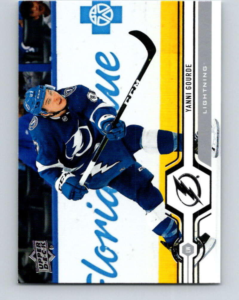 2019-20 Upper Deck #23 Yanni Gourde Mint Tampa Bay Lightning Image 1