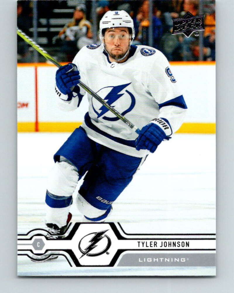 2019-20 Upper Deck #24 Tyler Johnson Mint Tampa Bay Lightning Image 1