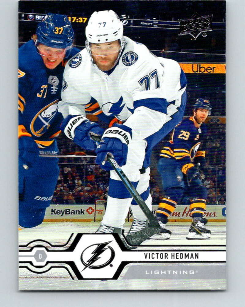 2019-20 Upper Deck #27 Victor Hedman Mint Tampa Bay Lightning Image 1