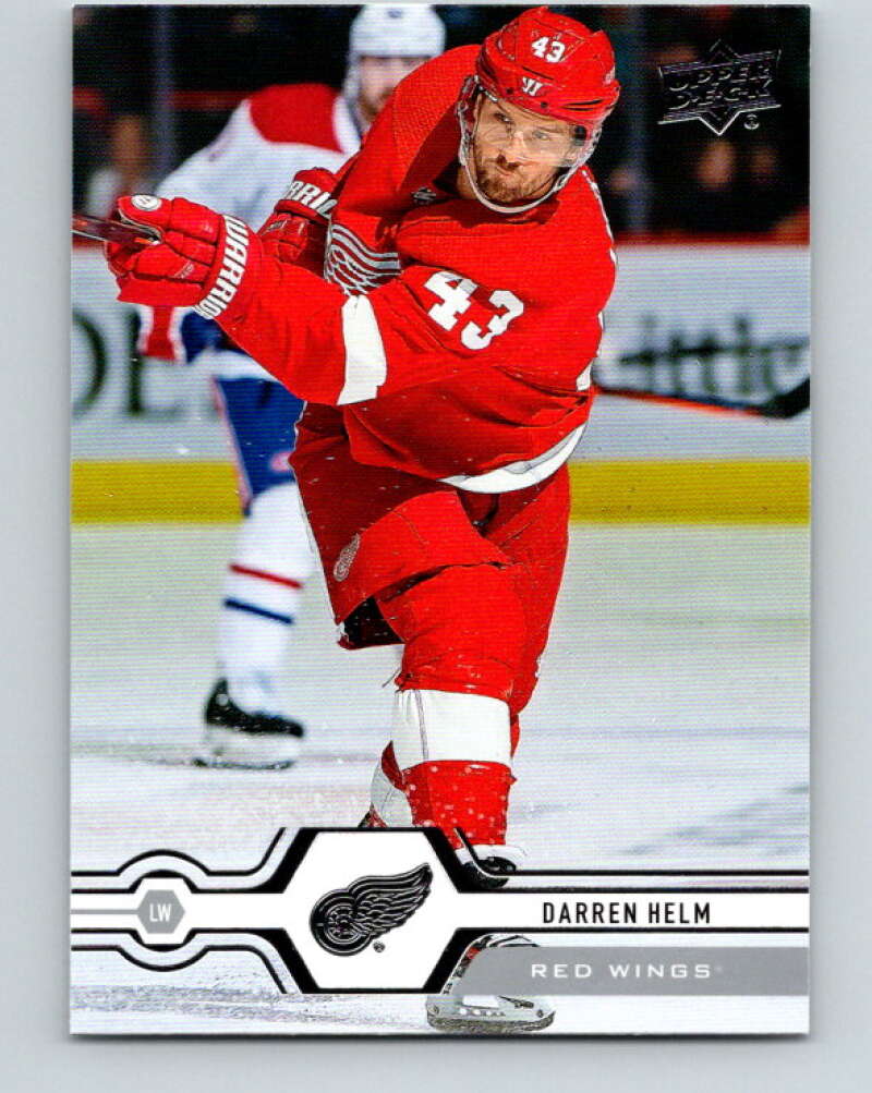 2019-20 Upper Deck #33 Darren Helm Mint Detroit Red Wings Image 1