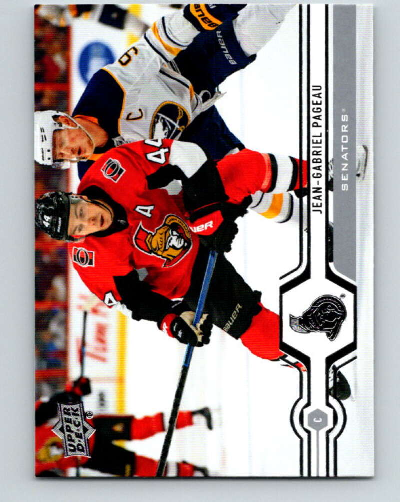 2019-20 Upper Deck #38 Jean-Gabriel Pageau Mint Ottawa Senators Image 1