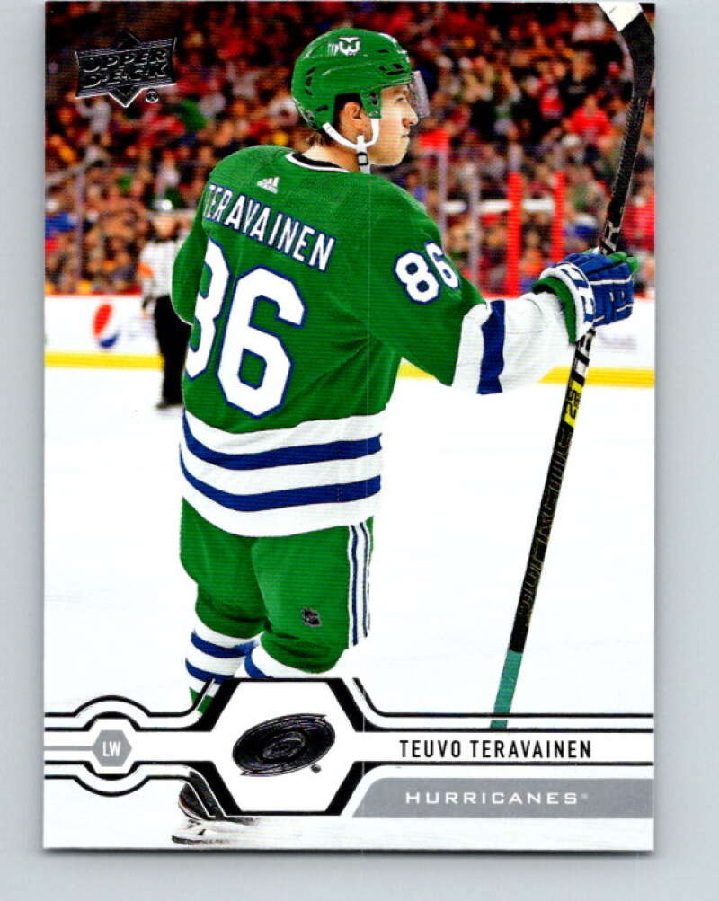 2019-20 Upper Deck #54 Teuvo Teravainen Mint Carolina Hurricanes Image 1