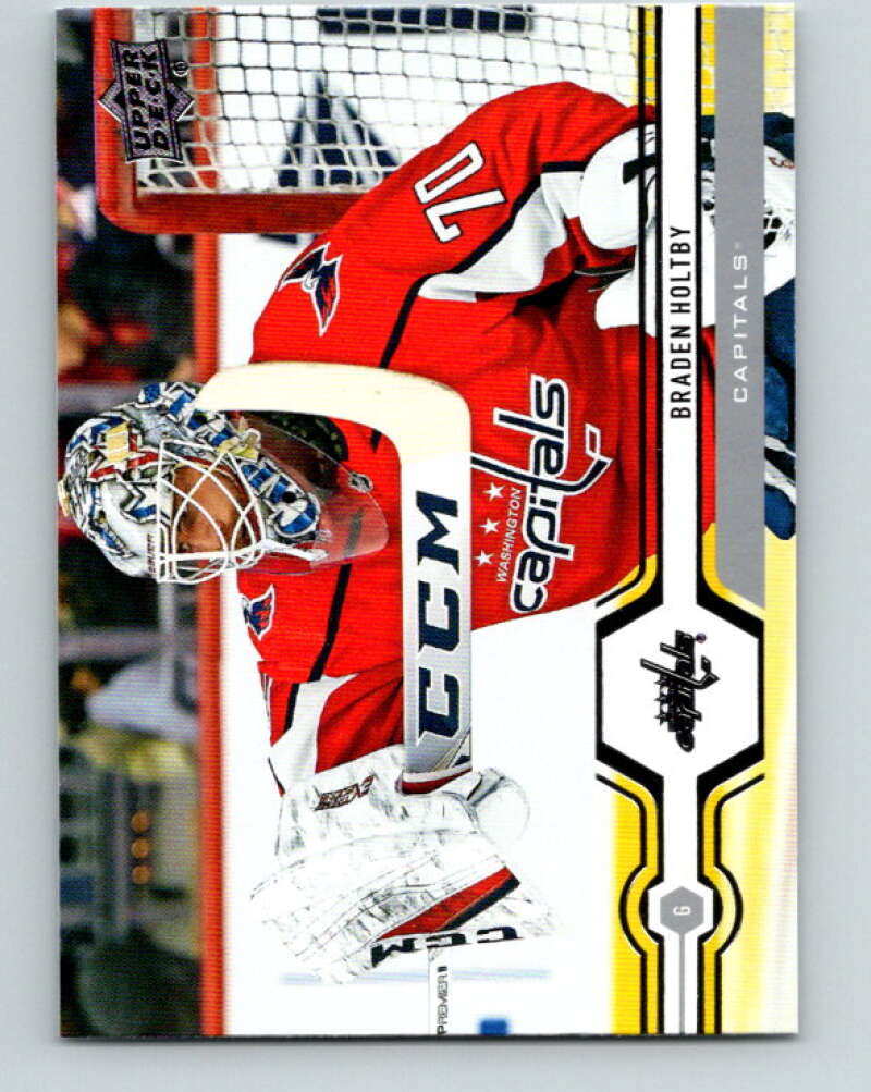 2019-20 Upper Deck #65 Braden Holtby Mint Washington Capitals Image 1