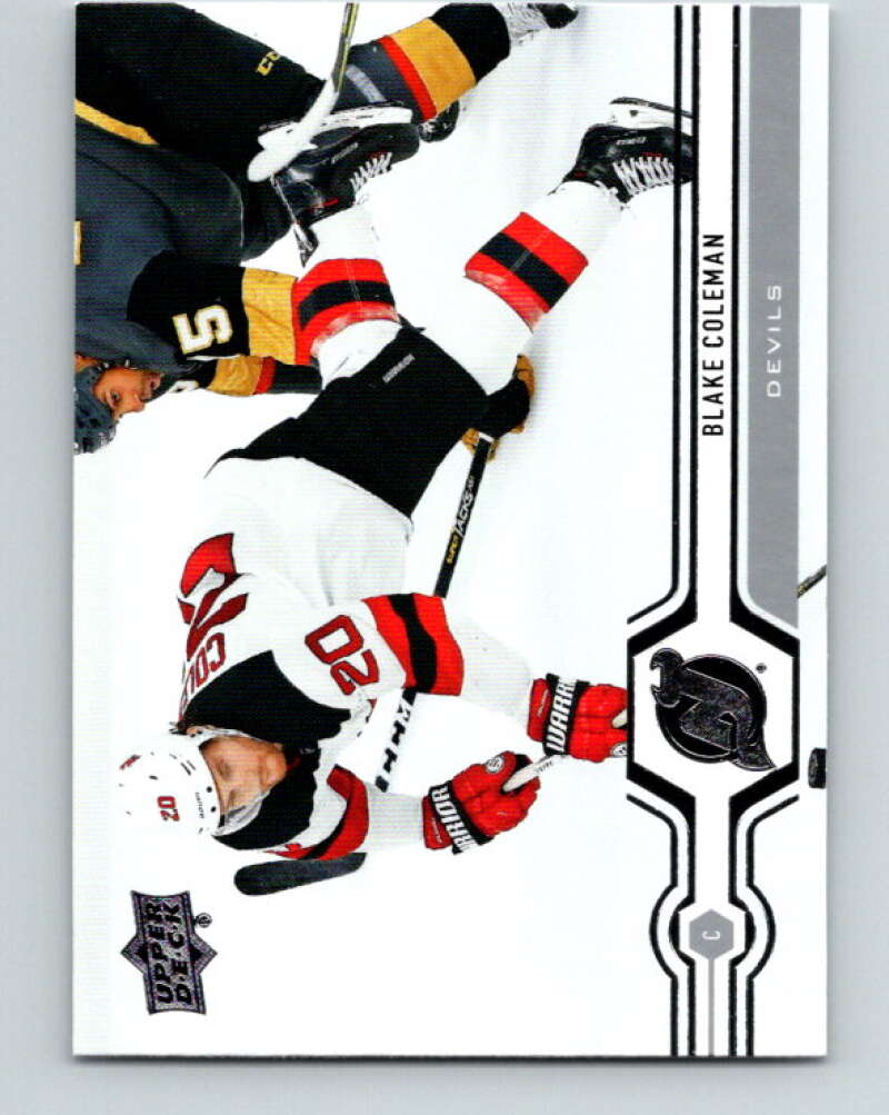 2019-20 Upper Deck #81 Blake Coleman Mint New Jersey Devils Image 1