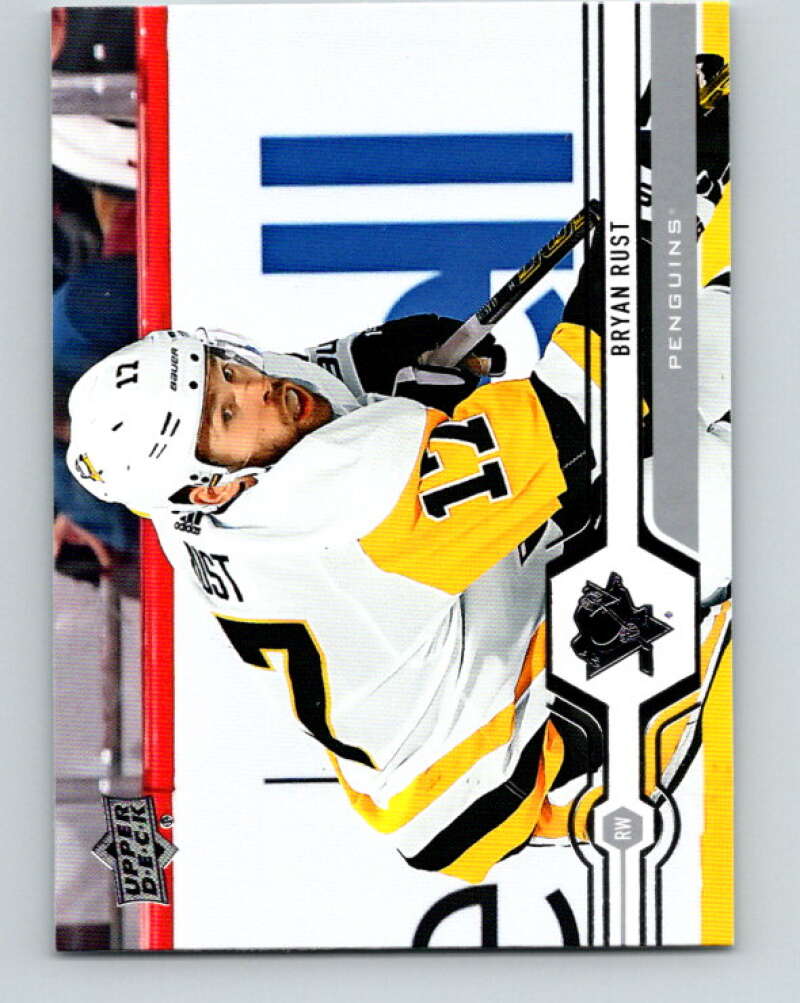 2019-20 Upper Deck #99 Bryan Rust Mint Pittsburgh Penguins Image 1