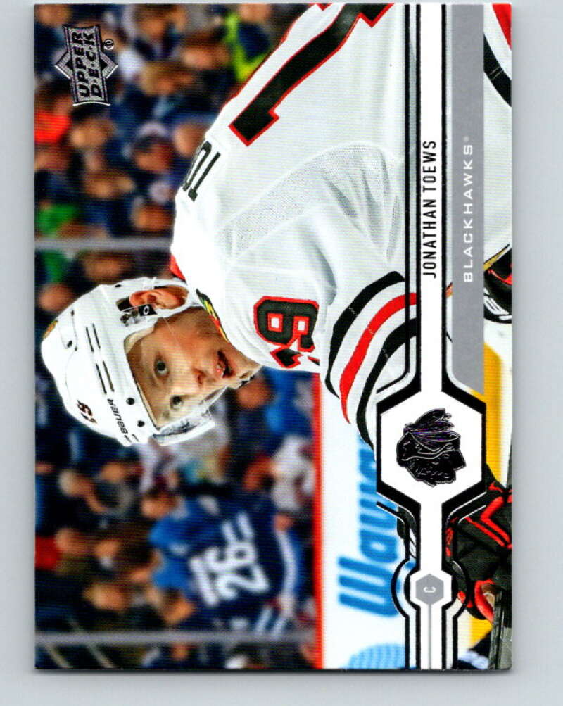 2019-20 Upper Deck #110 Jonathan Toews Mint Chicago Blackhawks Image 1