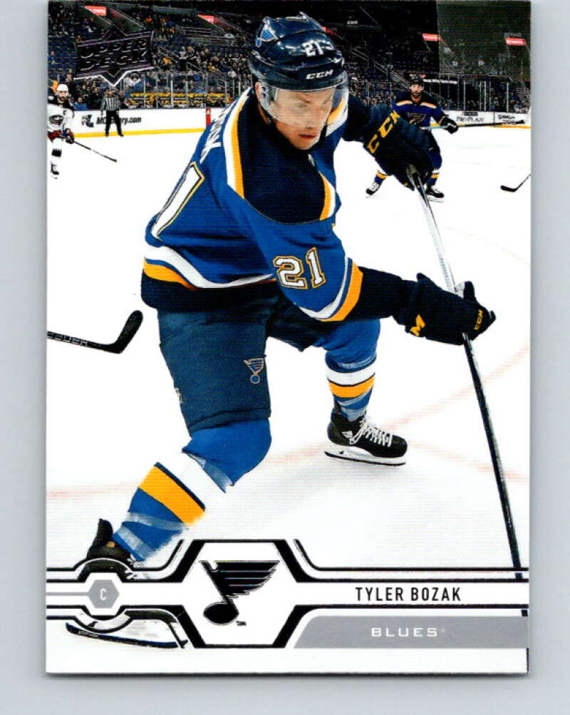 2019-20 Upper Deck #119 Tyler Bozak Mint St. Louis Blues Image 1