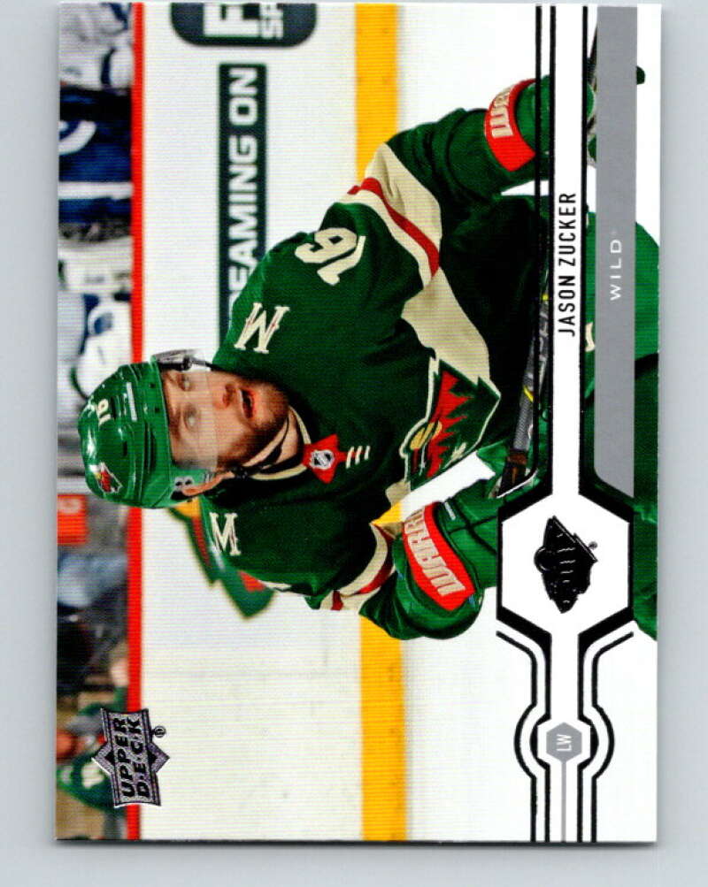 2019-20 Upper Deck #125 Jason Zucker Mint Minnesota Wild Image 1
