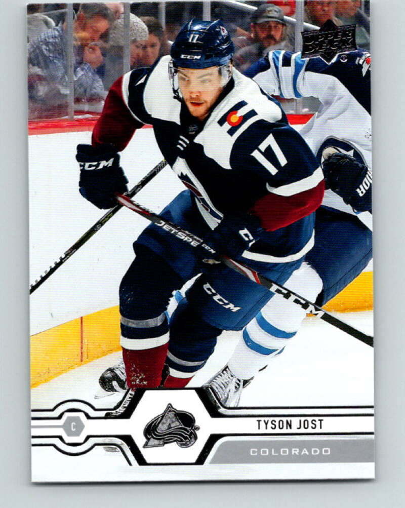 2019-20 Upper Deck #133 Tyson Jost Mint Colorado Avalanche Image 1