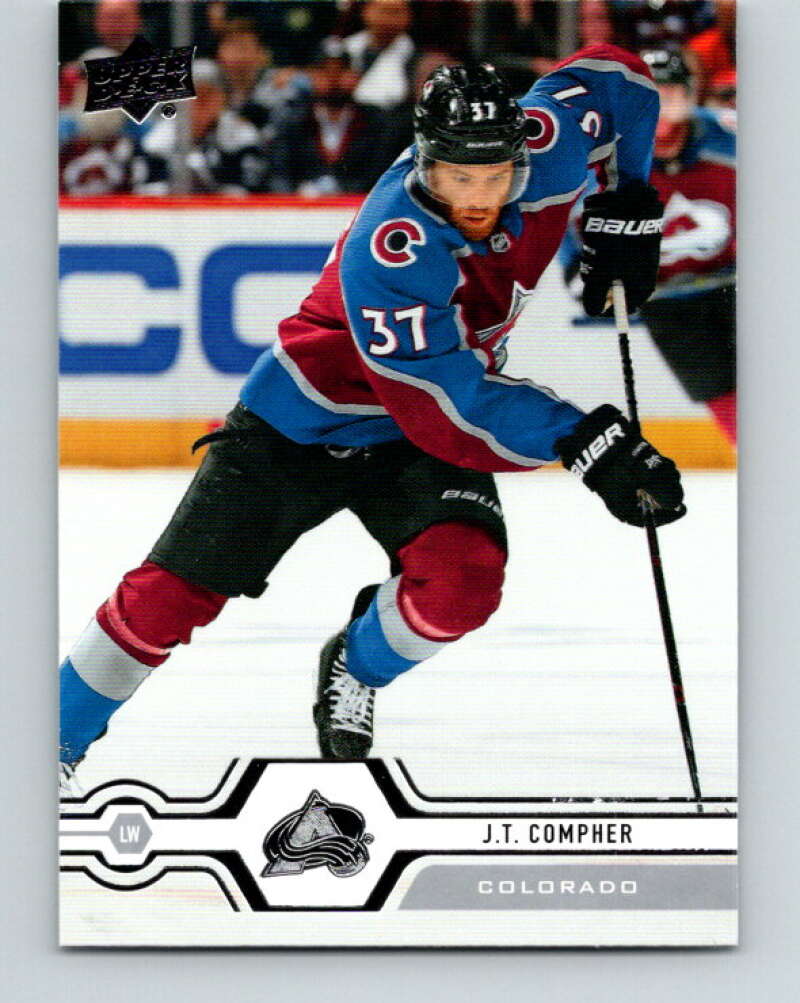 2019-20 Upper Deck #134 J.T. Compher Mint Colorado Avalanche Image 1
