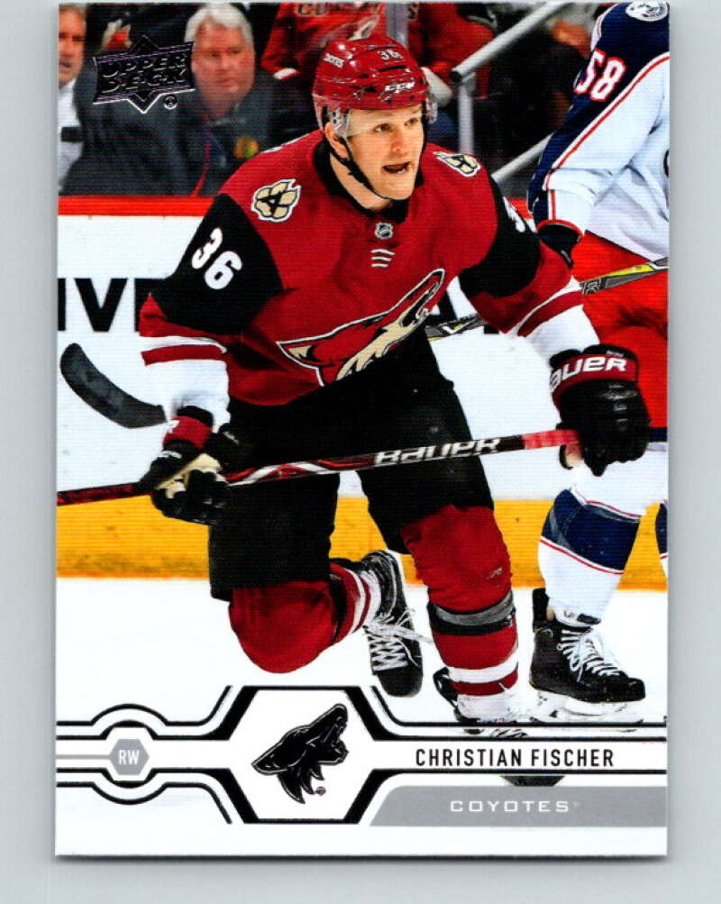 2019-20 Upper Deck #157 Christian Fischer Mint Arizona Coyotes Image 1