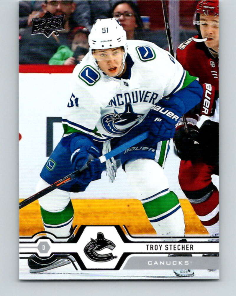 2019-20 Upper Deck #173 Troy Stecher Mint Vancouver Canucks Image 1