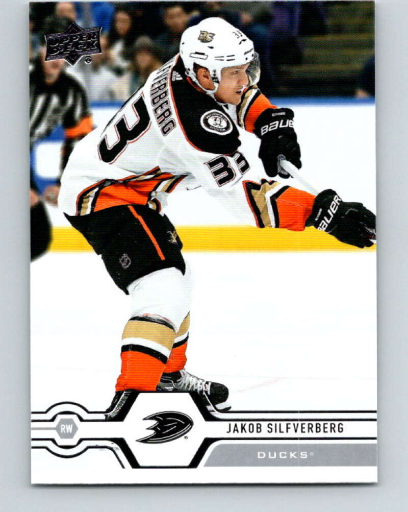 2019-20 Upper Deck #177 Jakob Silfverberg Mint Anaheim Ducks Image 1