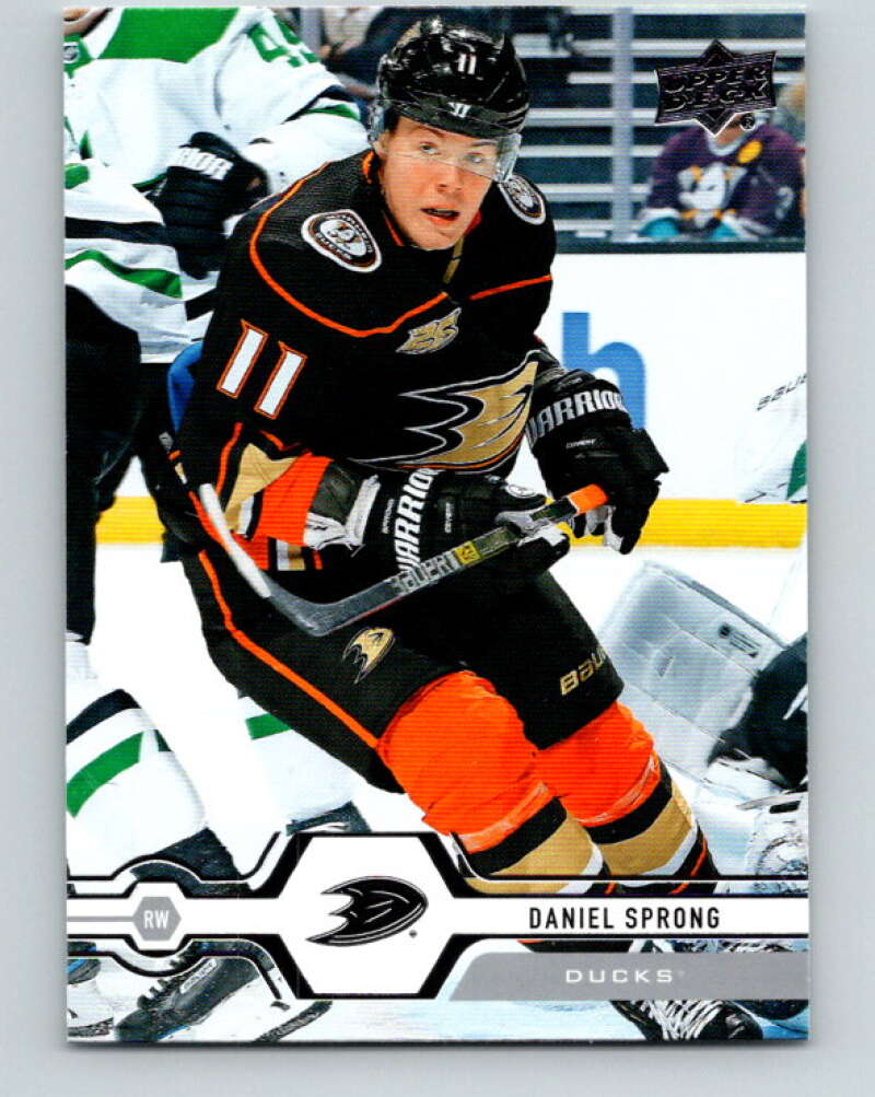 2019-20 Upper Deck #178 Daniel Sprong Mint Anaheim Ducks Image 1