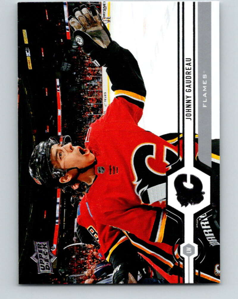 2019-20 Upper Deck #180 Johnny Gaudreau Mint Calgary Flames Image 1