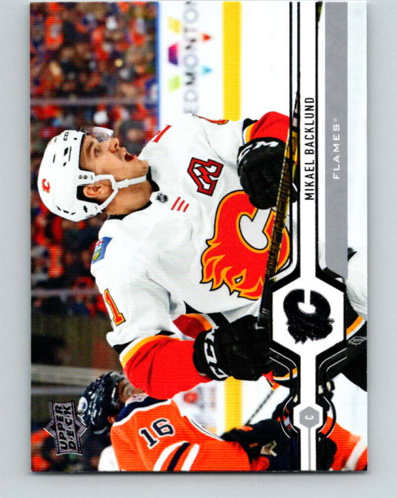2019-20 Upper Deck #182 Mikael Backlund Mint Calgary Flames Image 1