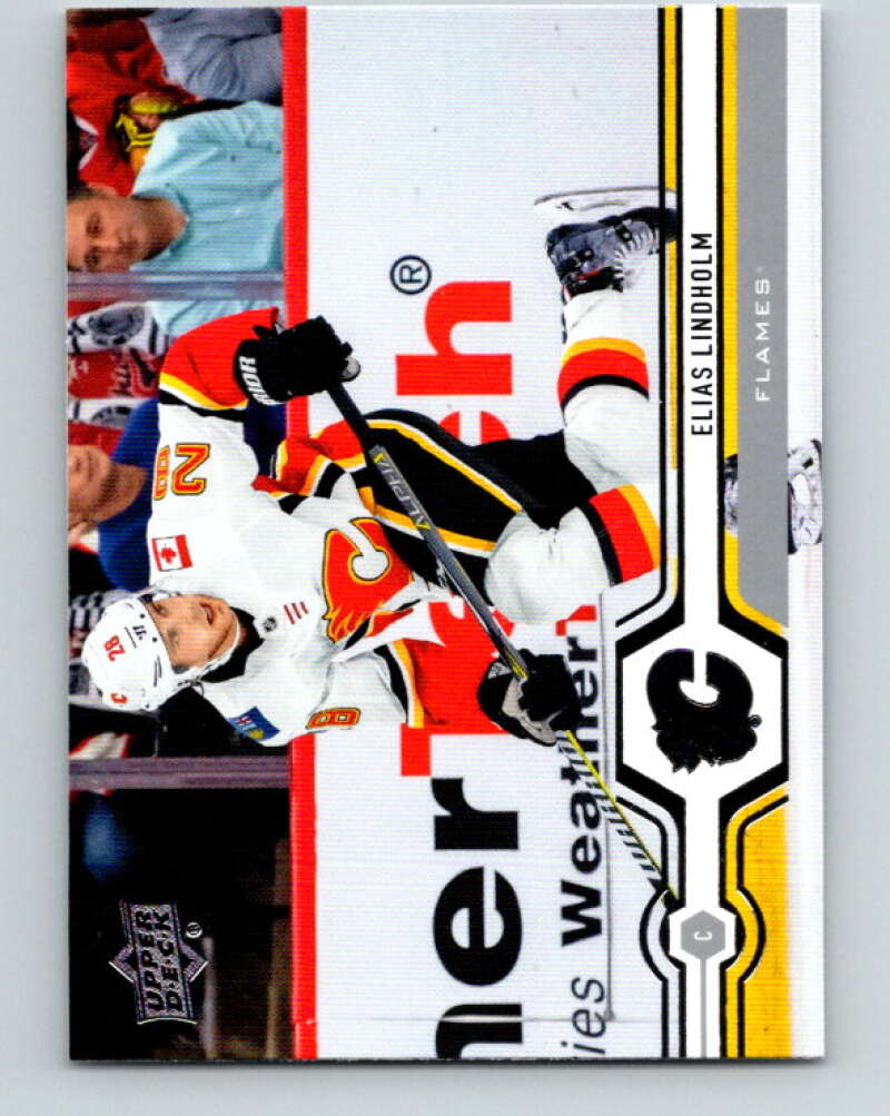 2019-20 Upper Deck #183 Elias Lindholm Mint Calgary Flames Image 1