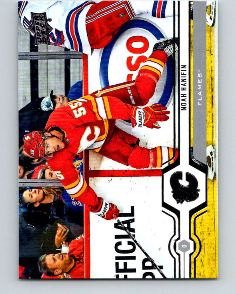 2019-20 Upper Deck #184 Noah Hanifin Mint Calgary Flames Image 1
