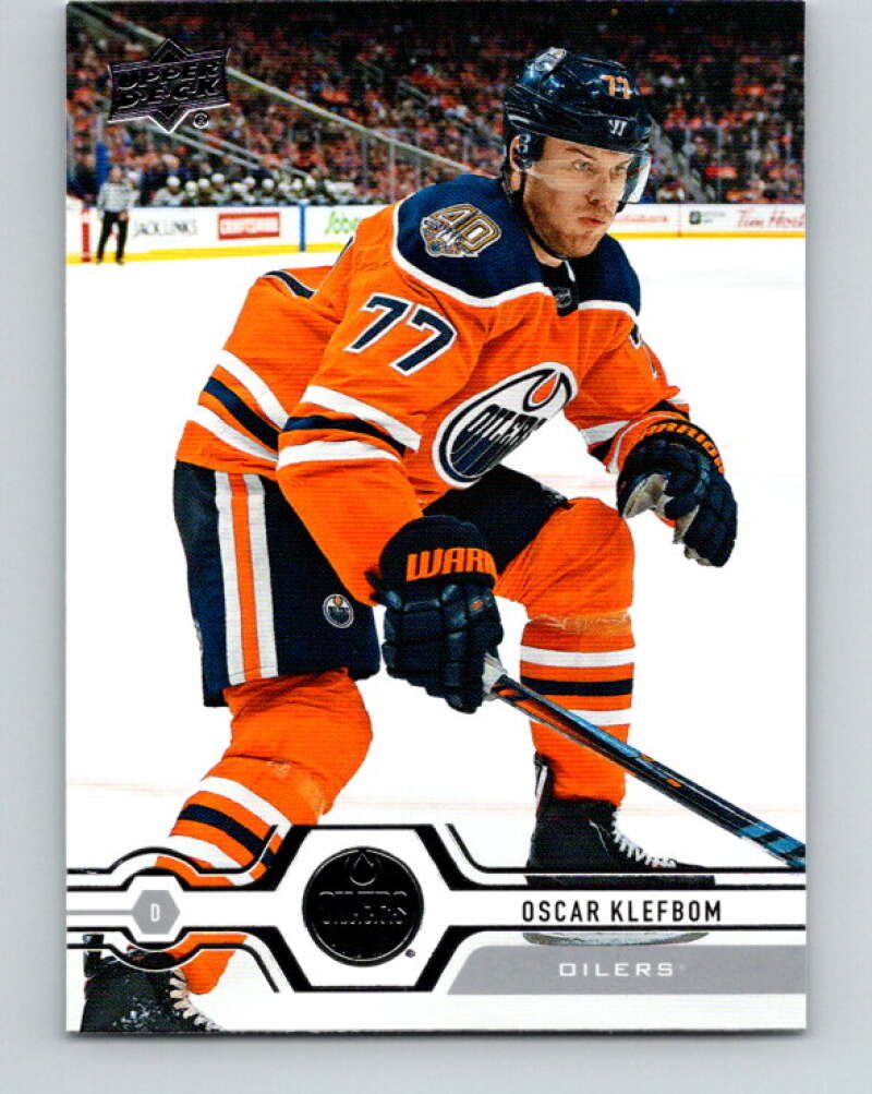 2019-20 Upper Deck #189 Oscar Klefbom Mint Edmonton Oilers Image 1