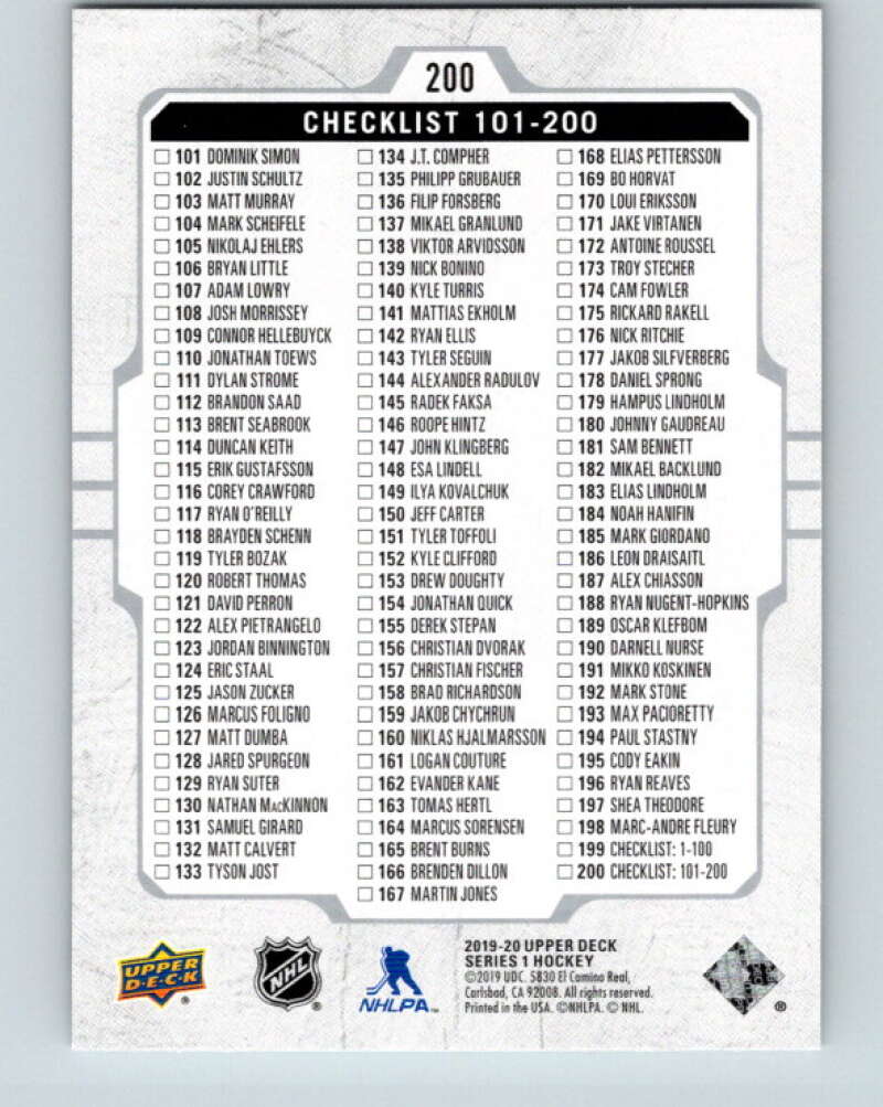 2019-20 Upper Deck #200 Brad Marchand/Ryan O'Reilly Mint Boston Bruins/St. Louis Blues Image 2