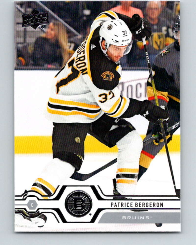 2019-20 Upper Deck #257 Patrice Bergeron Mint Boston Bruins Image 1