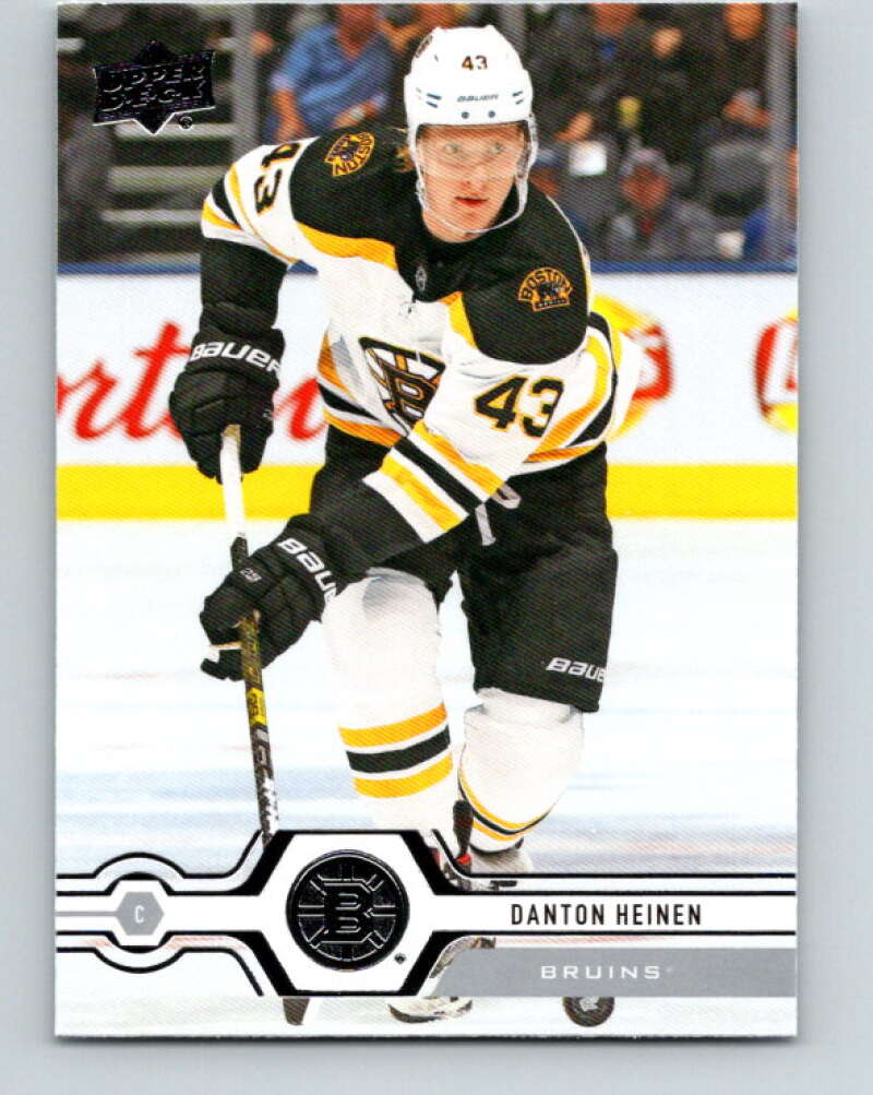 2019-20 Upper Deck #260 Danton Heinen Mint Boston Bruins Image 1